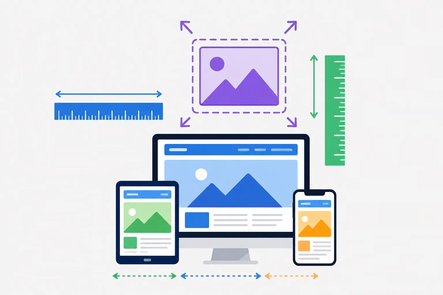 How to Choose Image Dimensions for Responsive Web Design illustration
