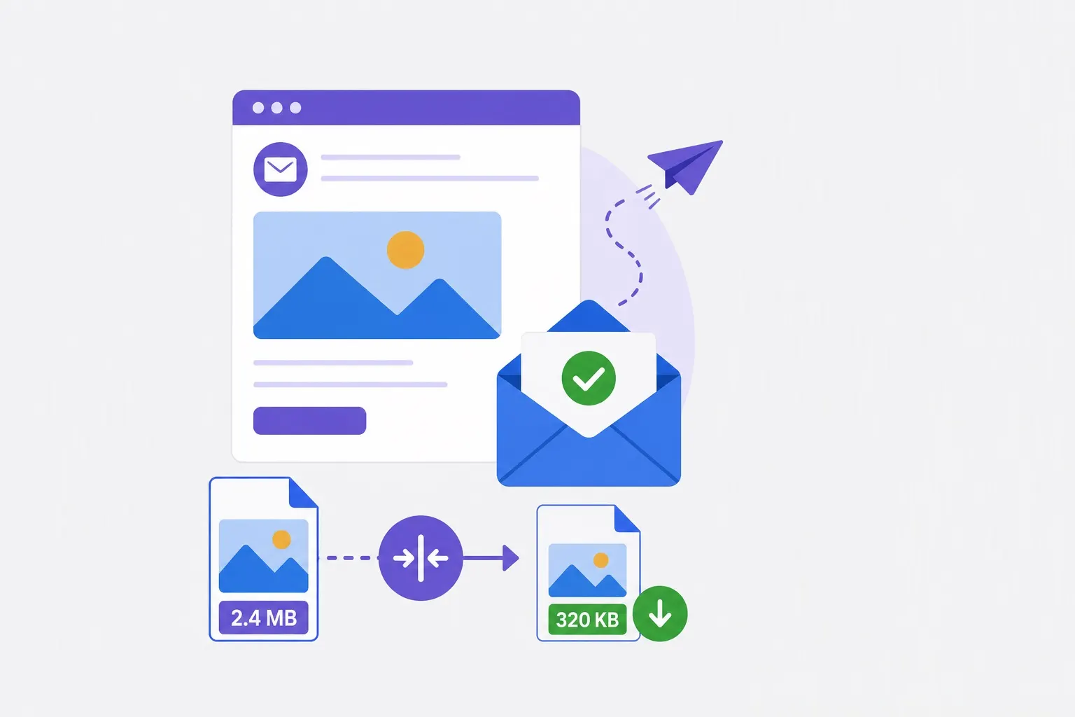 Image Compression for Email Marketing: Best Practices illustration