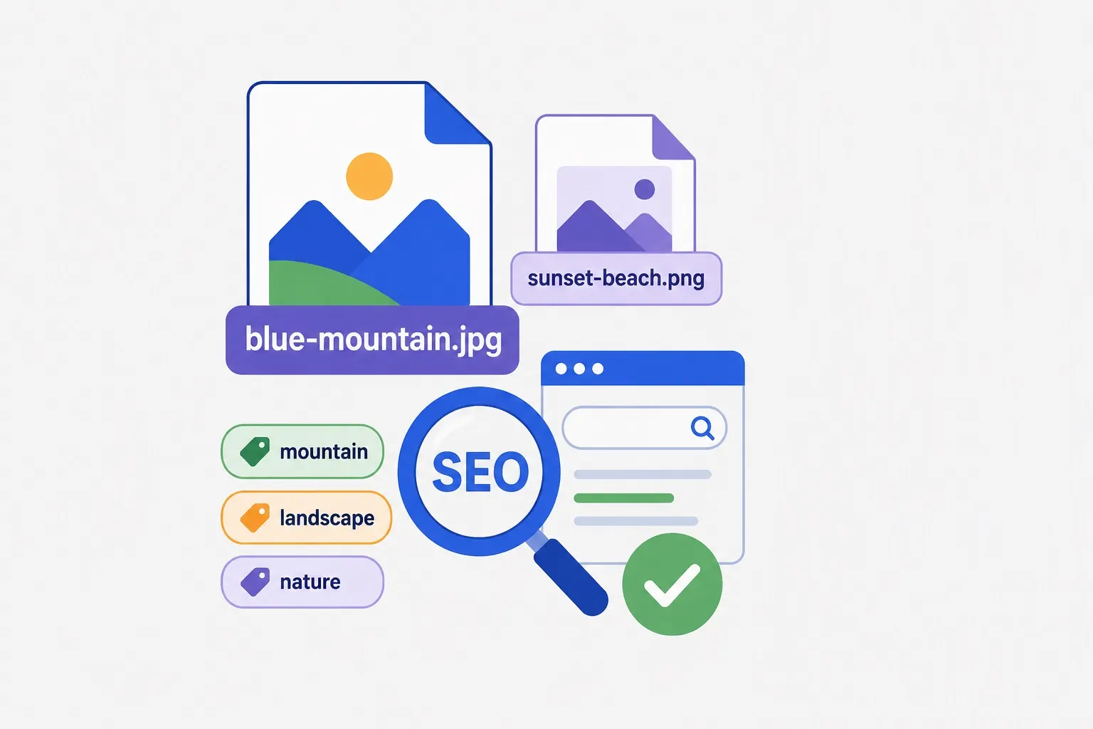 Image File Naming Conventions for SEO: Best Practices illustration
