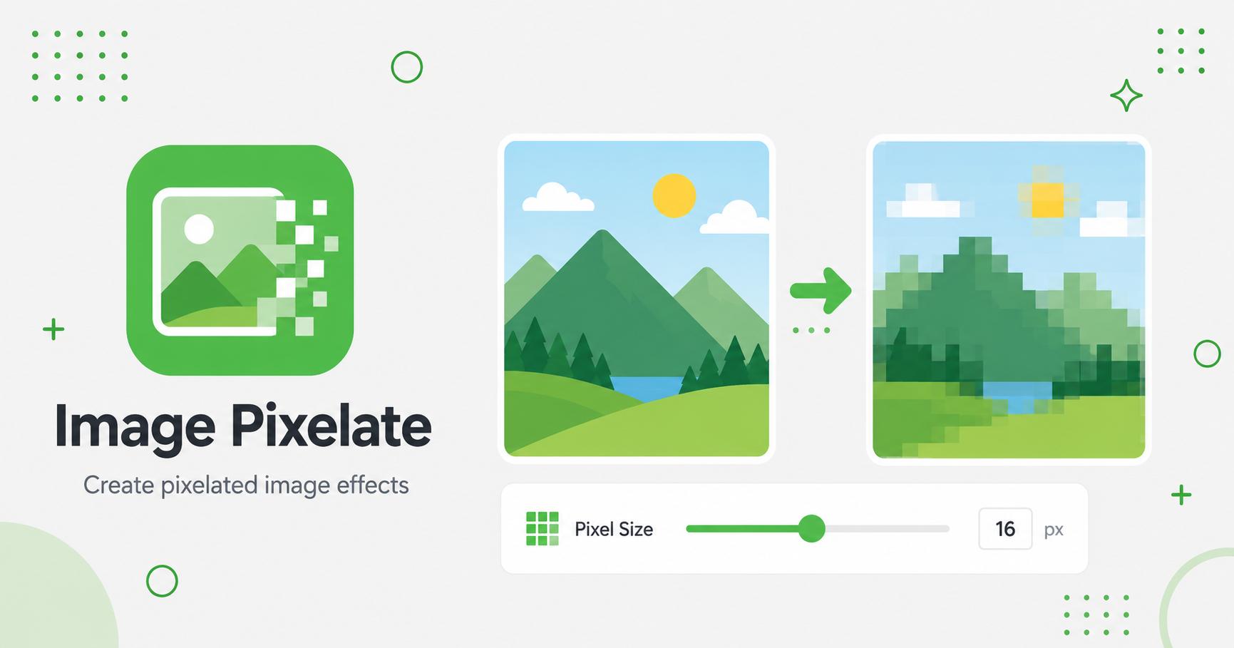 Image Pixelate preview