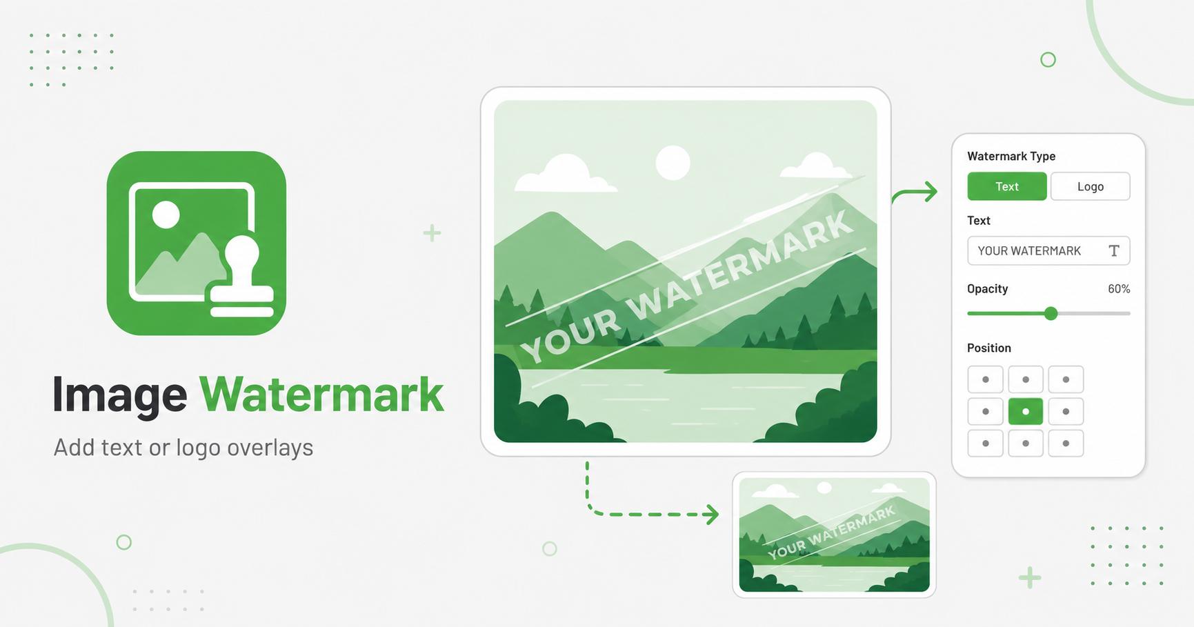 Image Watermark preview