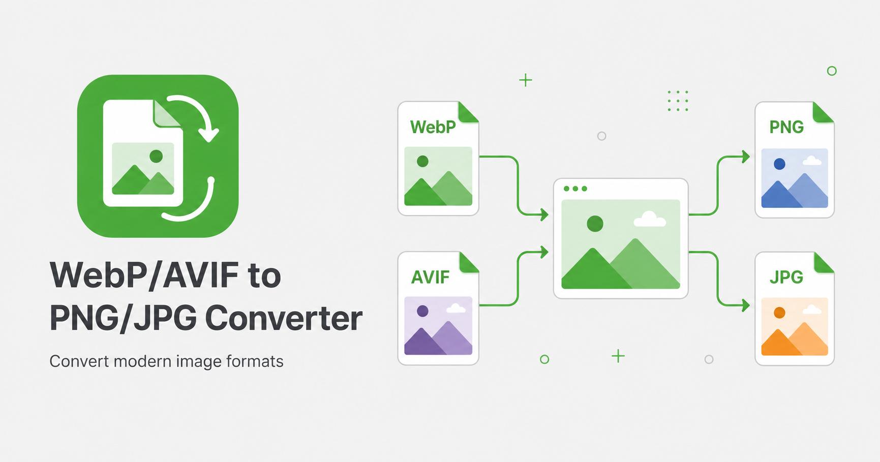 WebP/AVIF to PNG/JPG Converter preview